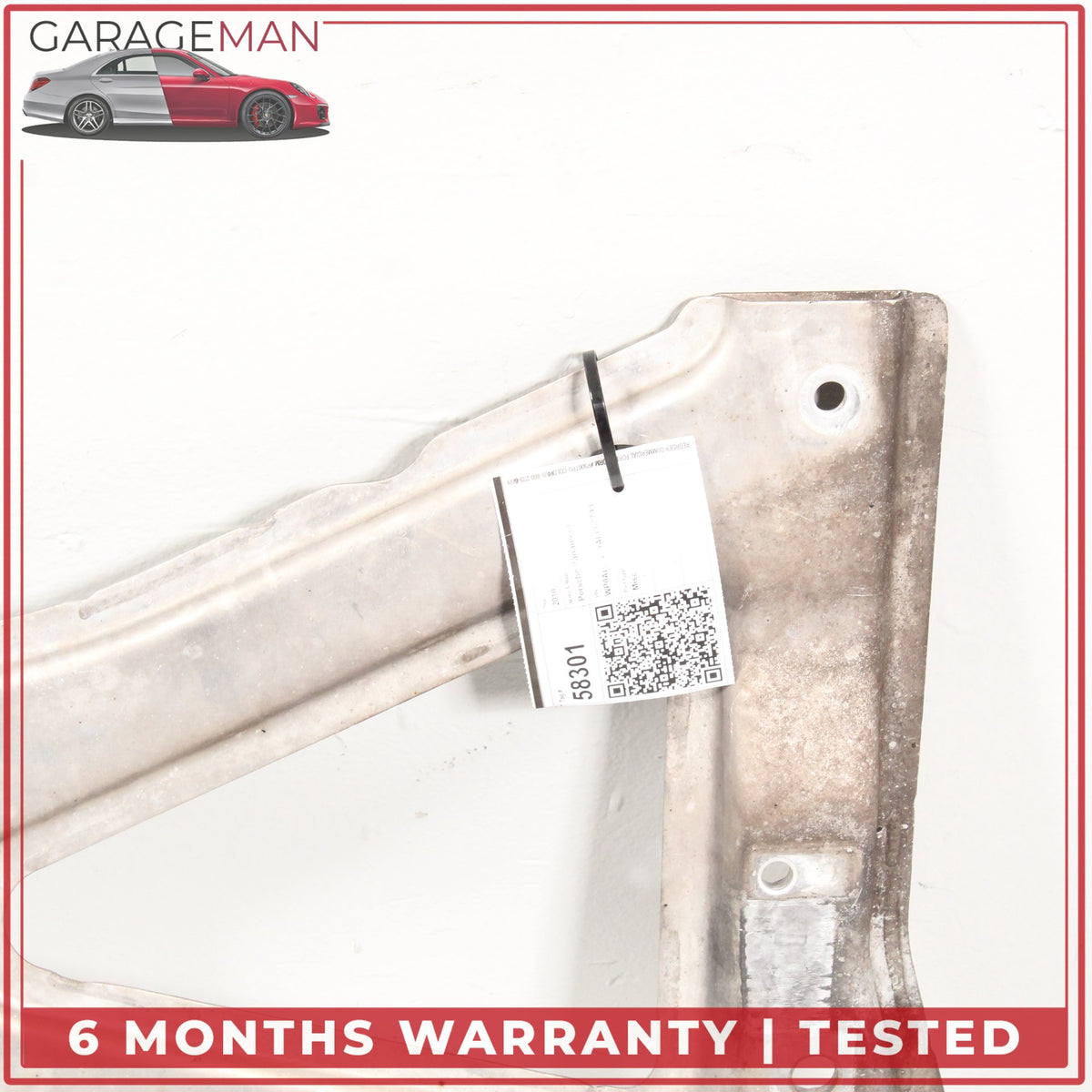 2010-2016 Porsche Panamera 970 Front Crossmember Reinforcement Mount Plate OEM