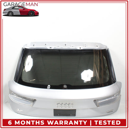 2017-2019 Audi Q7 Rear Trunk Lid Panel Assembly Silver Metallic 4M0827025D OEM
