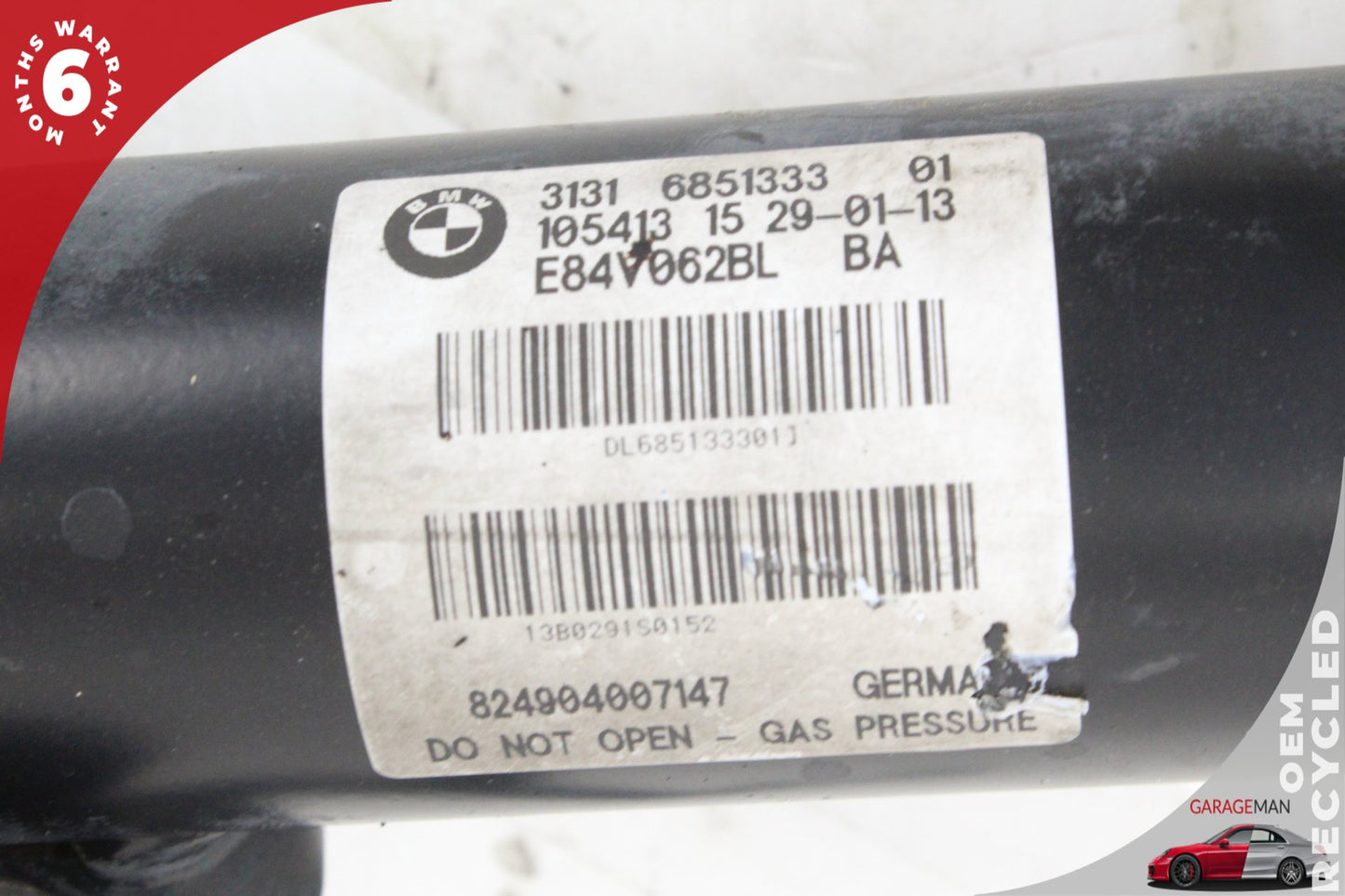 2013-2015 BMW X1 Front Left and Right Side Shock Strut Absorber Set 6851333 OEM