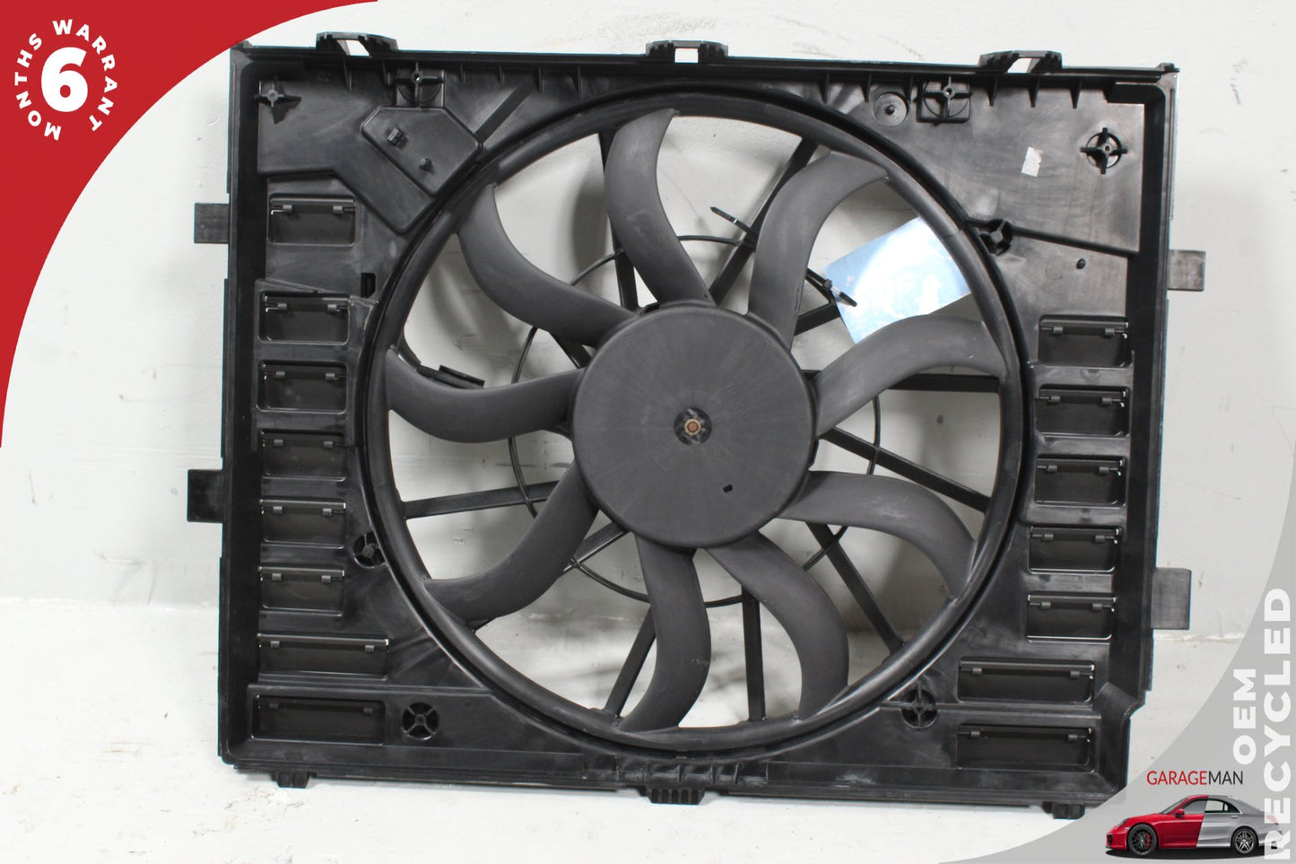 2011-2018 Porsche Cayenne S Hybrid 92A SUV Engine Radiator Cooling Fan Motor Assembly 7P0121203E