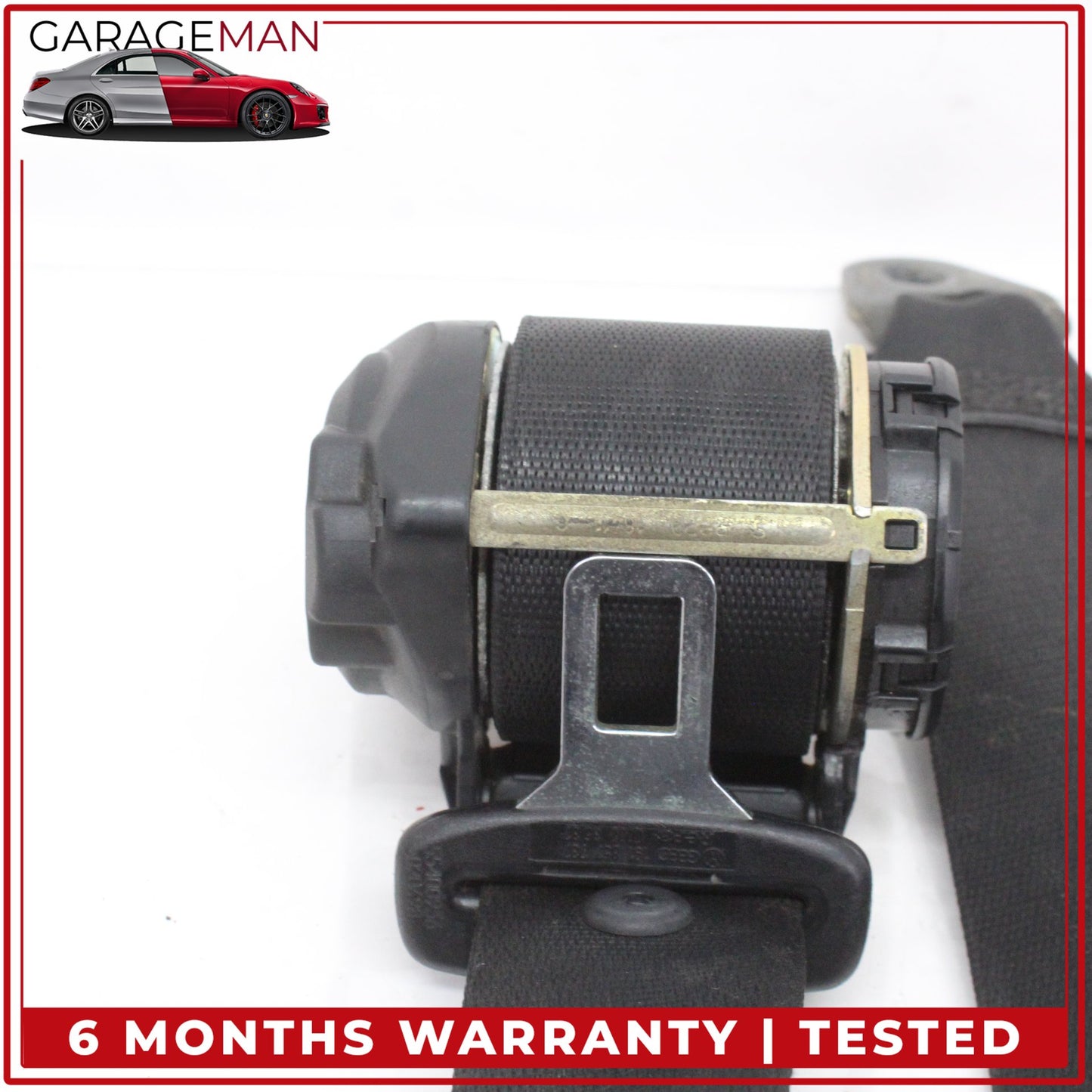 1999-2005 Porsche 911 996 Front and Rear Left Side Seat Belt Set Black OEM