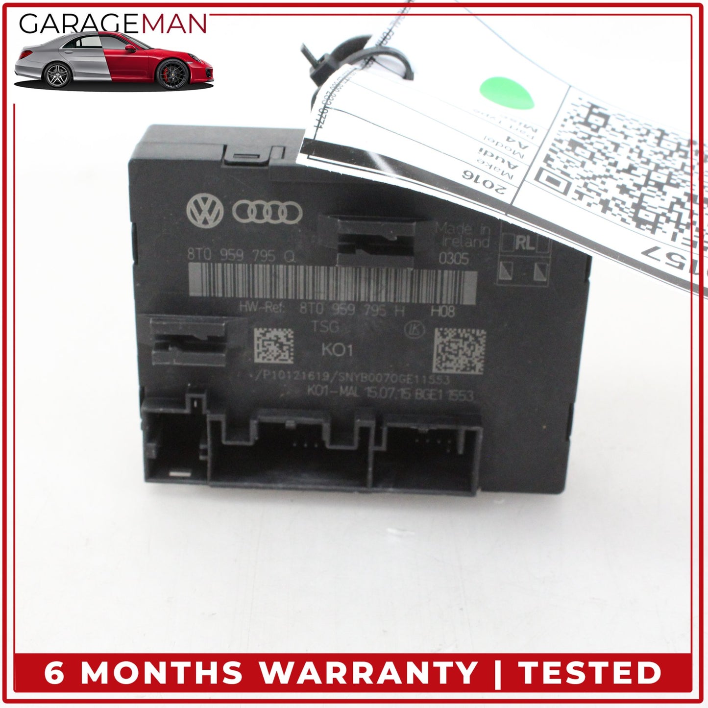 2013-2016 Audi A4 S4 Rear Left or Right Side Door Control Module 8T0959795Q OEM