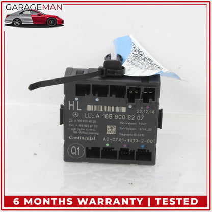 2012-2019 Mercedes W166 ML350 GL450 Rear Left Door Control Module 1669006207 OEM