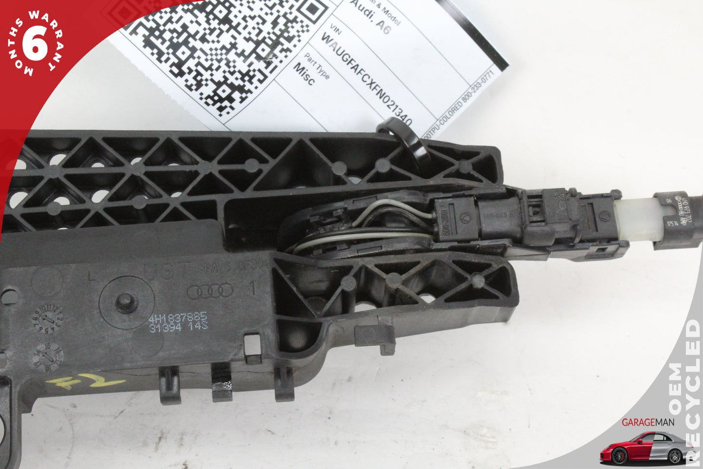 2012-2018 Audi A8 Front Left Driver Door Exterior Handle 4H0837885 OEM