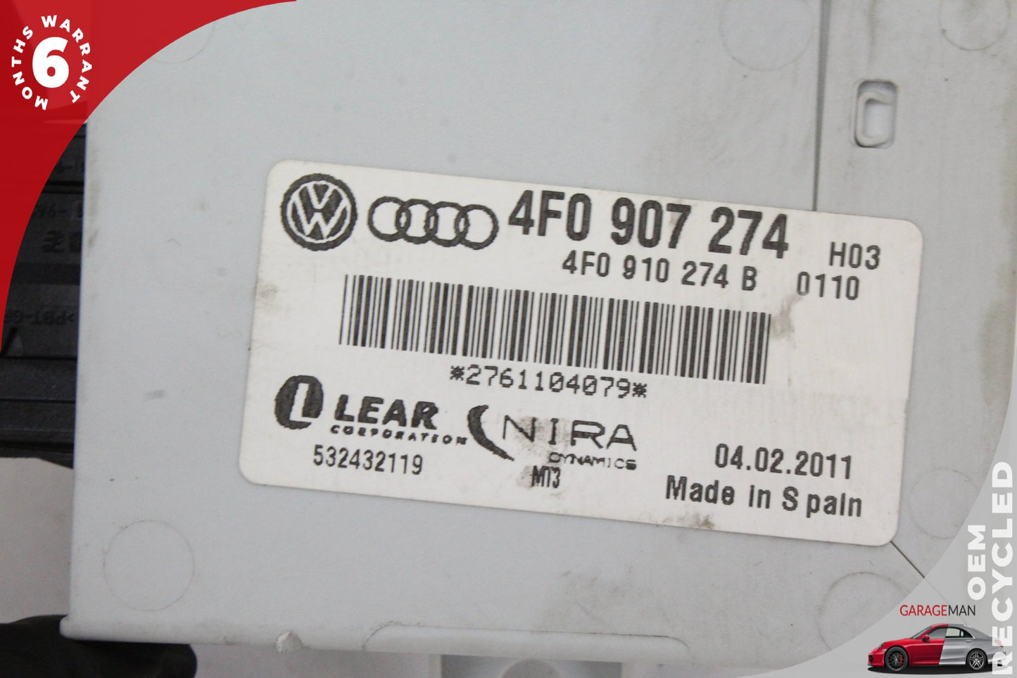 2010-2015 Audi Q7 SUV TPMS Tire Pressure Control Module Unit 4F0907274 OEM