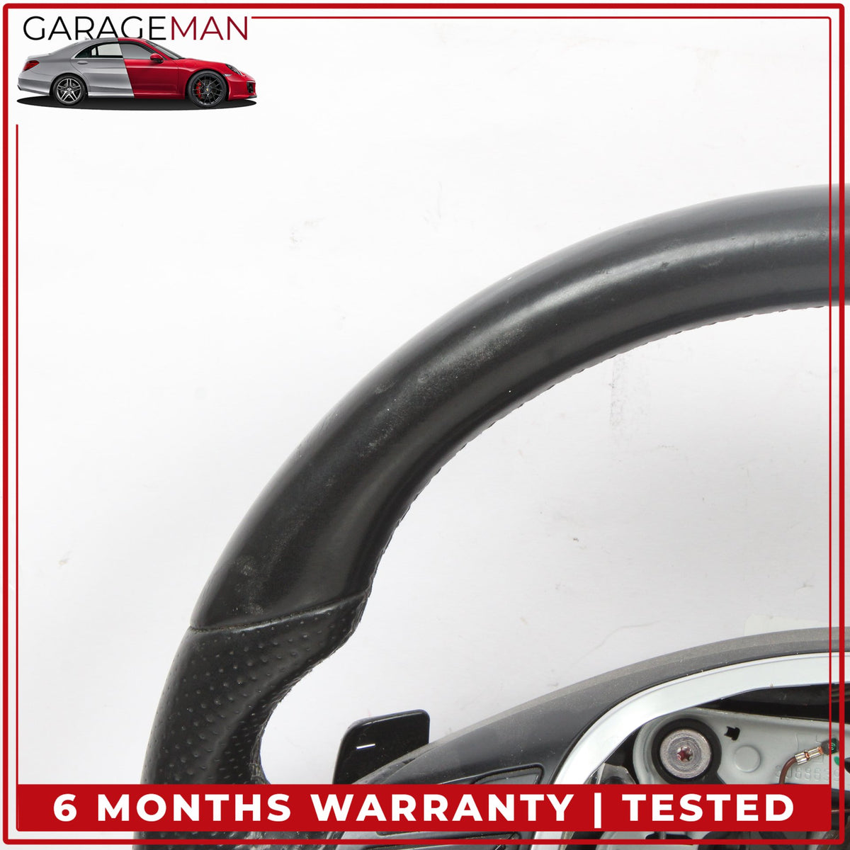 2012-2018 Mercedes W212 E250 Steering Wheel w/ Paddle Shifters 2184600818 OEM