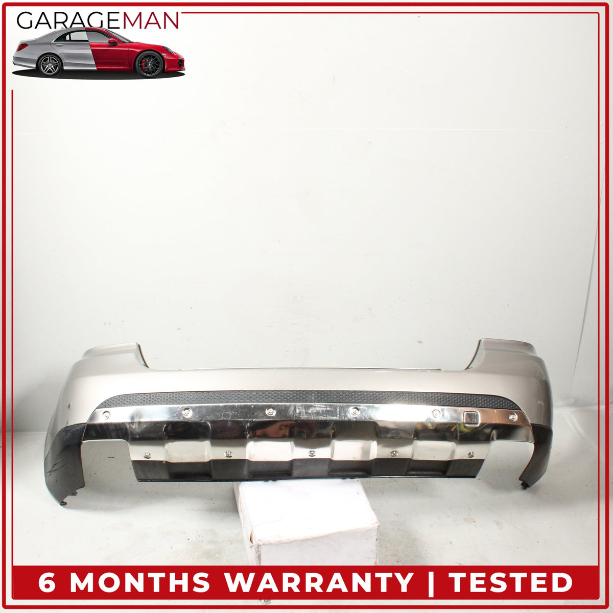 2006-2008 Mercedes W164 ML350 Sport Rear Bumper Cover Silver Metallic OEM