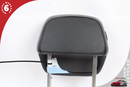 2011-2018 Porsche Cayenne 958 Front &amp; Rear Headrest Head Rest Set of 5 Black OEM