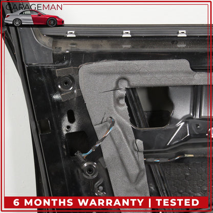 2007-2013 BMW X5 E70 Front Left Side Door Shell Black w/ Window Regulator OEM