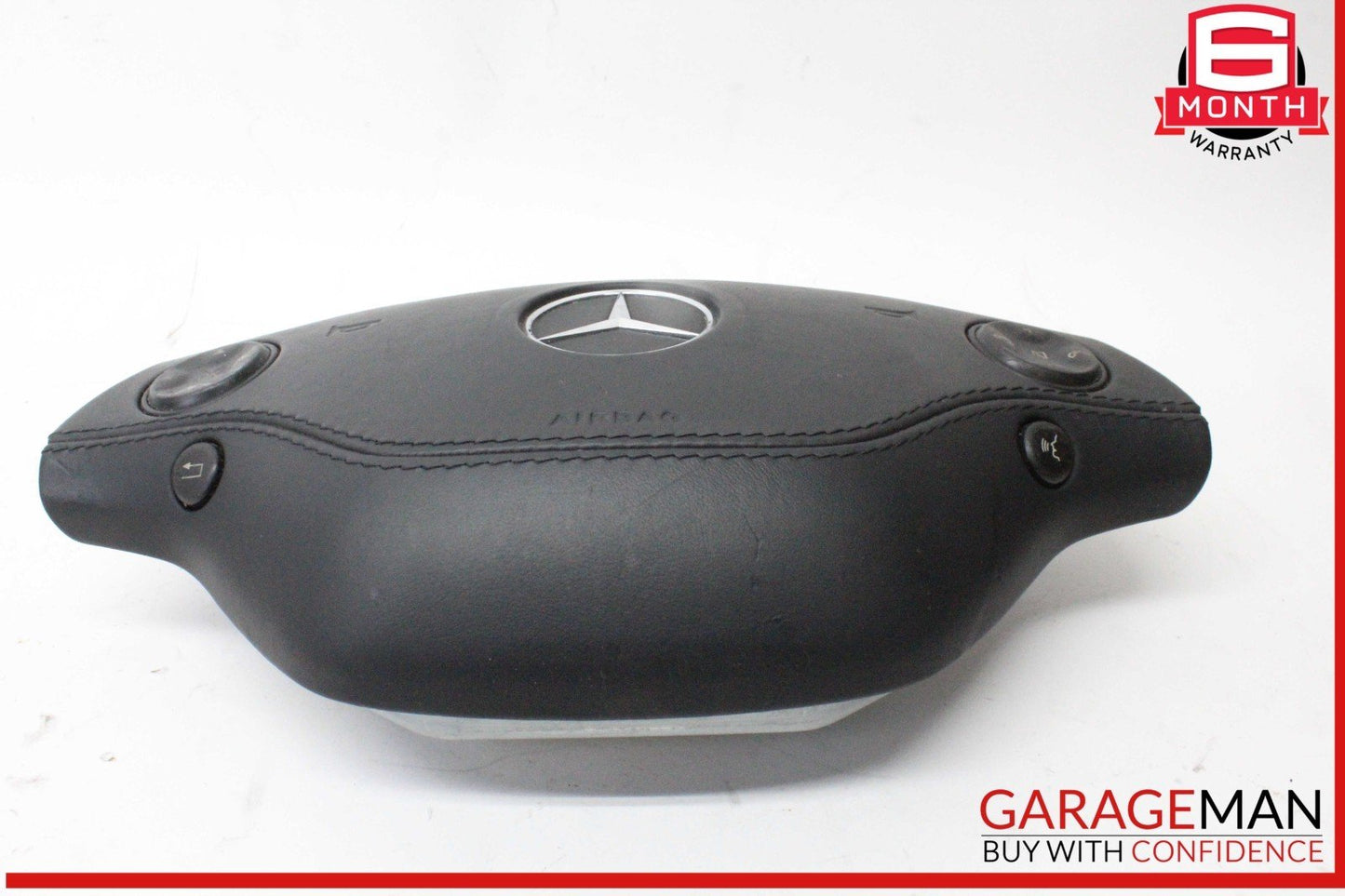 07-10 Mercedes W221 S550 CL550 Steering Wheel Airbag Air Bag Assembly Black OEM