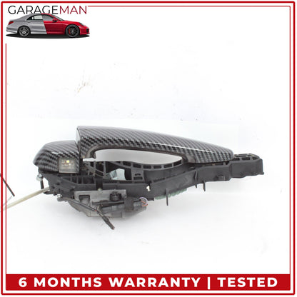 2012-2018 BMW 328i F30 Rear Right Exterior Door Handle Carbon Fiber 7332268 OEM