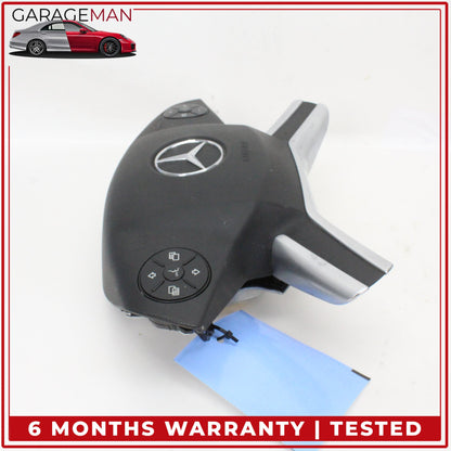 2009-2013 Mercedes W164 ML350 Front Left Side Steering Wheel Airbag Black OEM