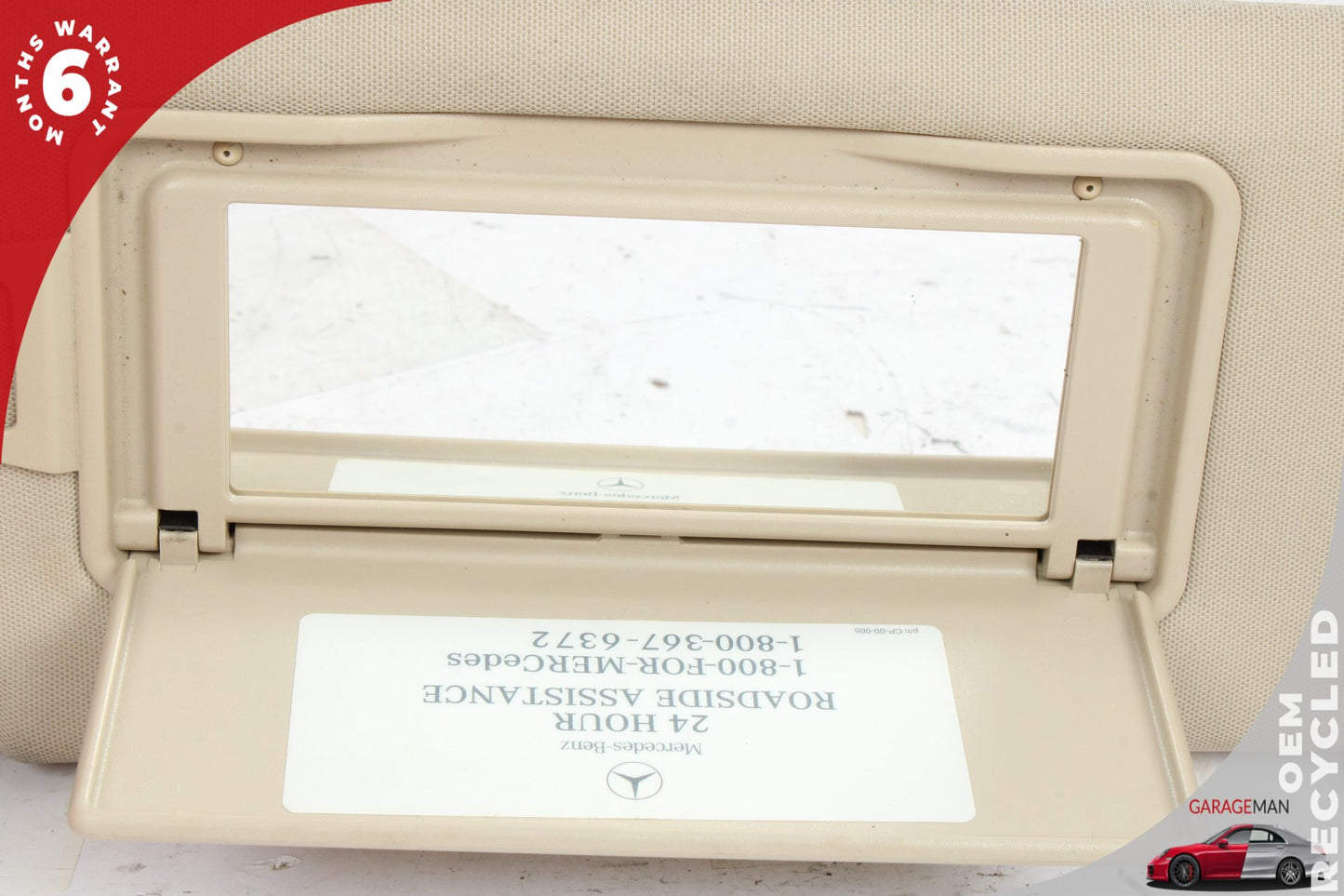 2012-2014 Mercedes W218 CLS550 Front Left Driver Side Sun Visor Shade OEM