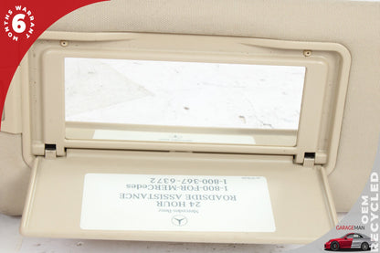 2012-2014 Mercedes W218 CLS550 Front Left Driver Side Sun Visor Shade OEM
