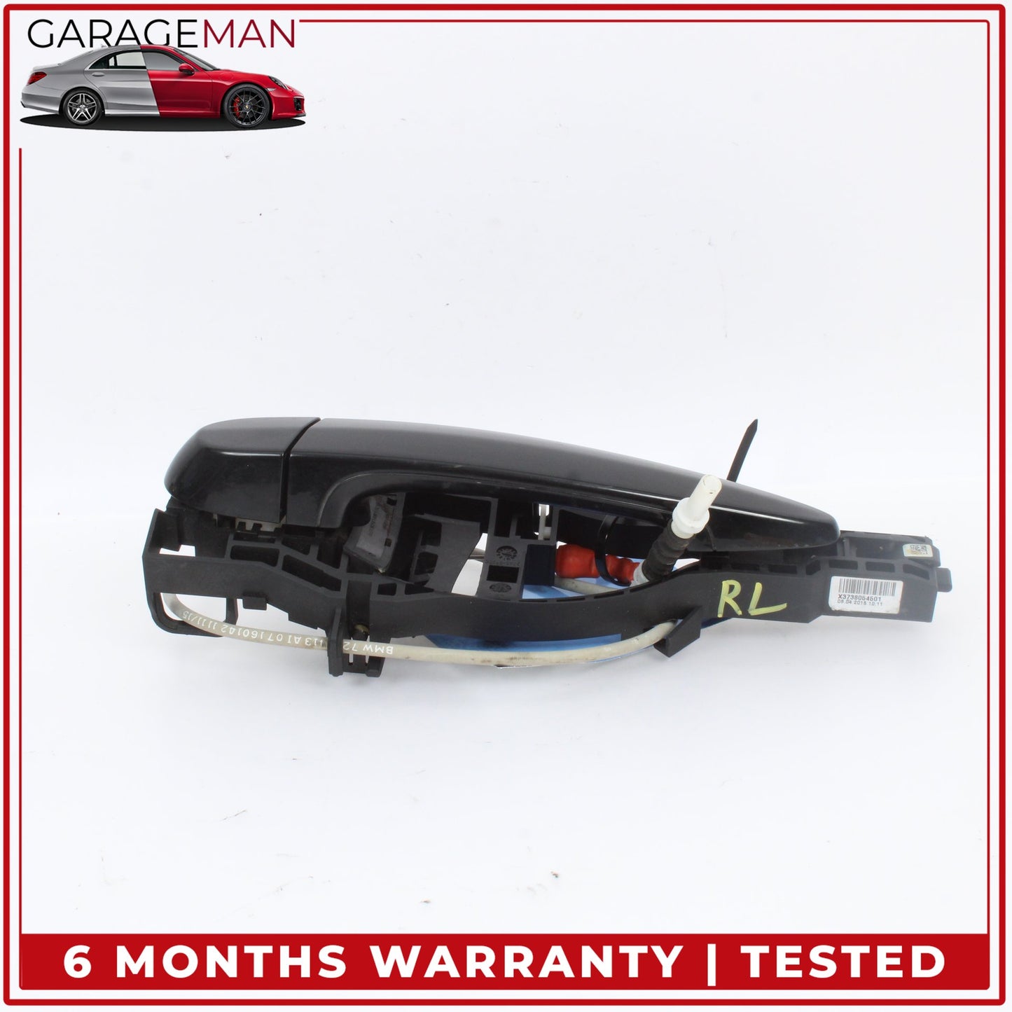 2014-2020 BMW 428i F36 Rear Left Driver Side Exterior Door Handle Black OEM