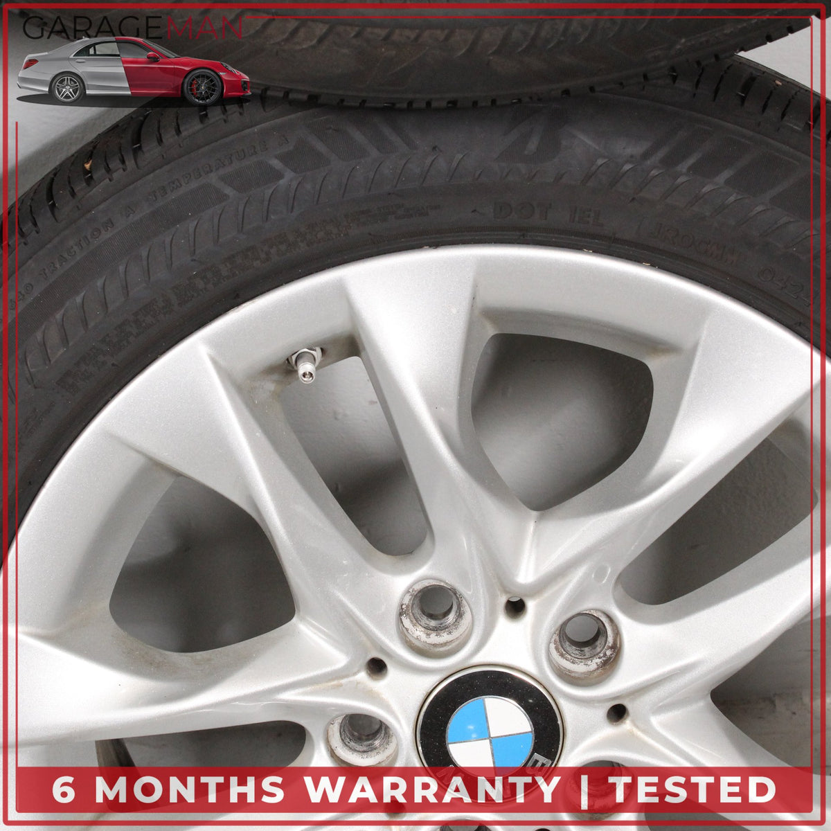 2010-2015 BMW X1 E84 Wheel Rim w/ Tire Set of 4 7.5JX17EH2 IS34 6861846 OEM