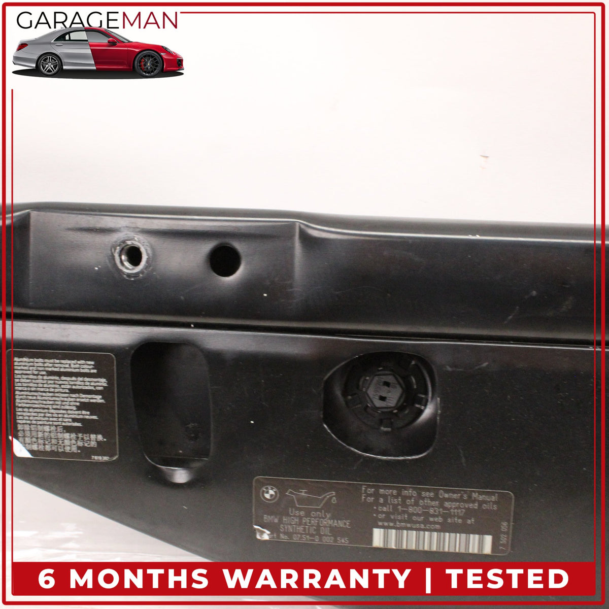 2009-2015 BMW 740i 750i 760Li Front Upper Radiator Support Tie Bar 7199417 OEM
