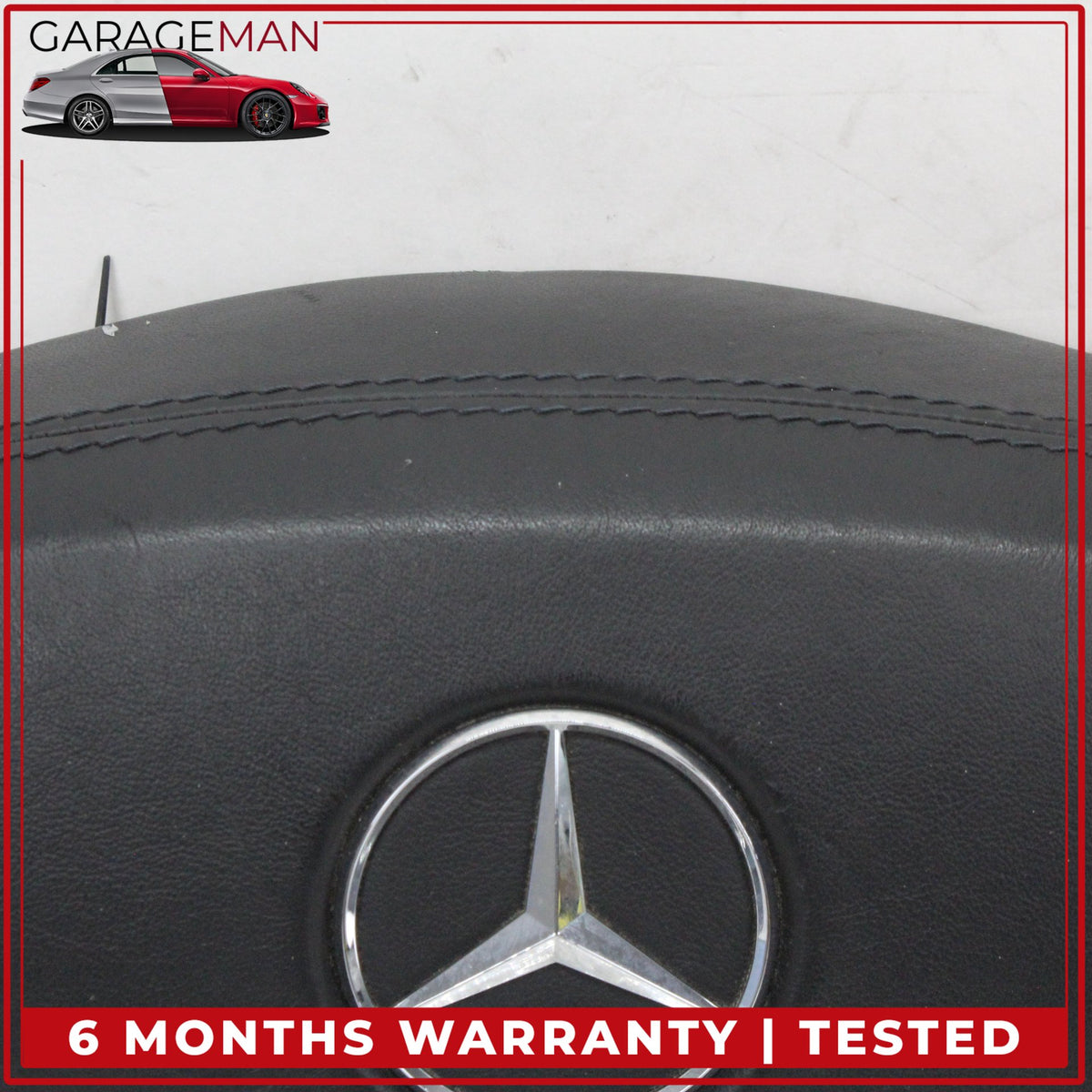 2010-2014 Mercedes W221 S400 Front Left Side Steering Wheel Airbag Black OEM