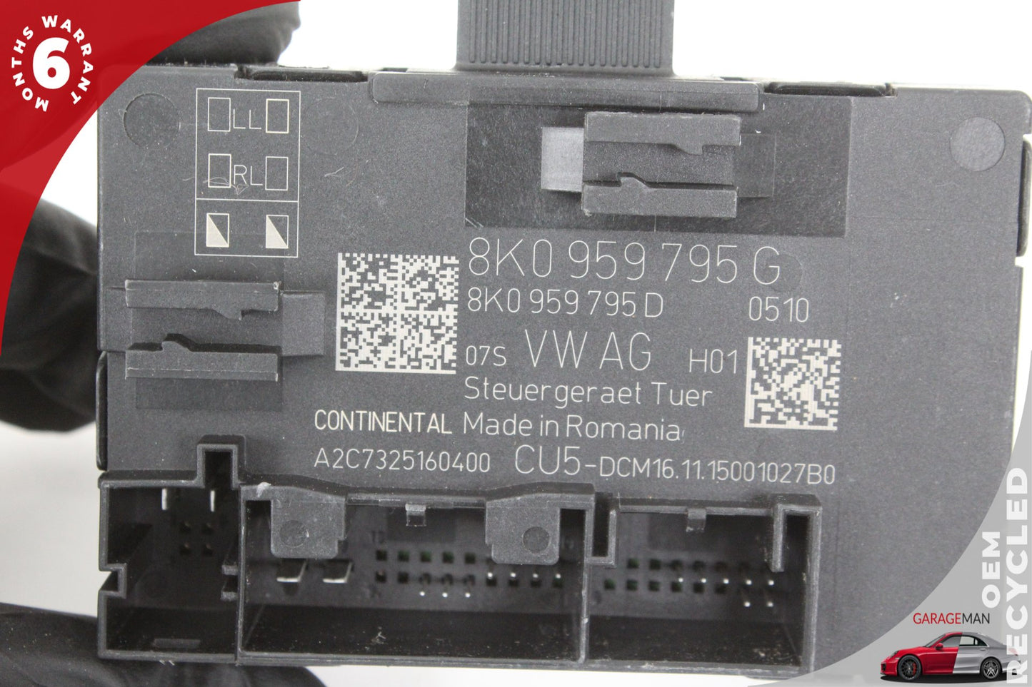 13-17 Audi SQ5 8R SUV Rear Left or Right Door Control Module 8K0959795G Genuine