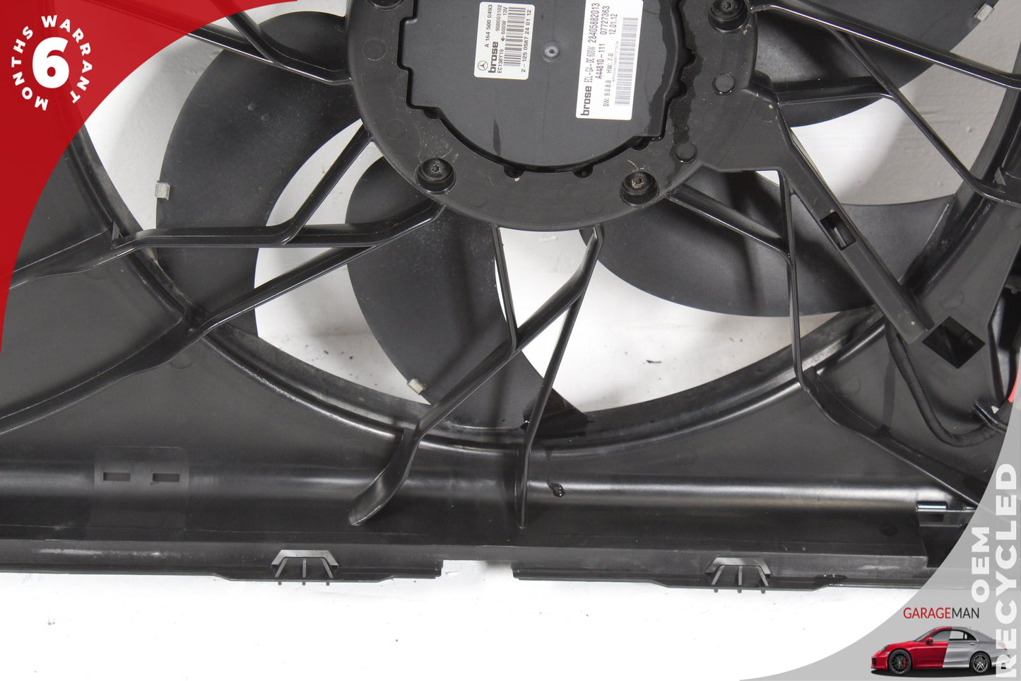 2006-2013 Mercedes-Benz R350 W251 Engine Radiator Cooling Fan Motor Assembly