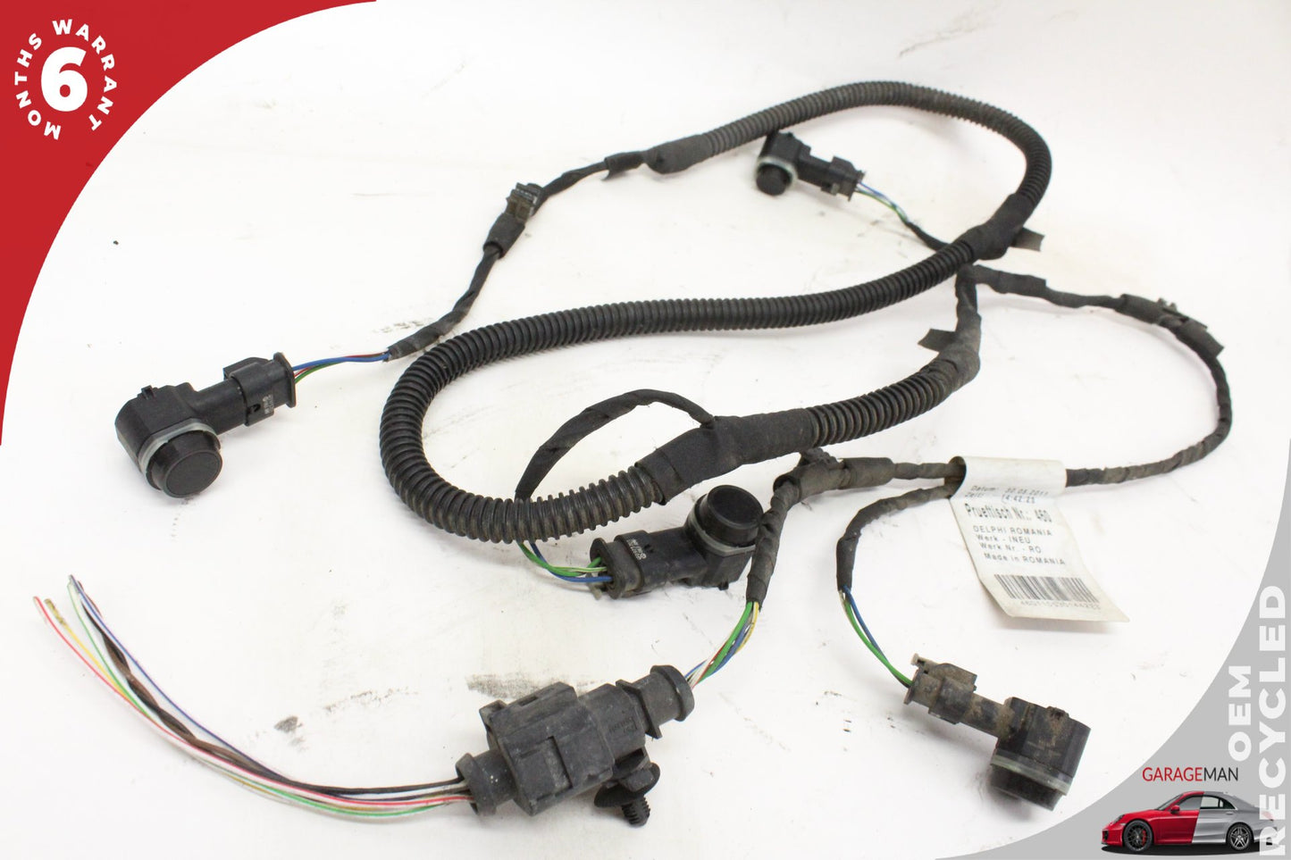 2011-2014 Porsche Cayenne 958 Bumper Wiring Harness Park Parking Sensors OEM