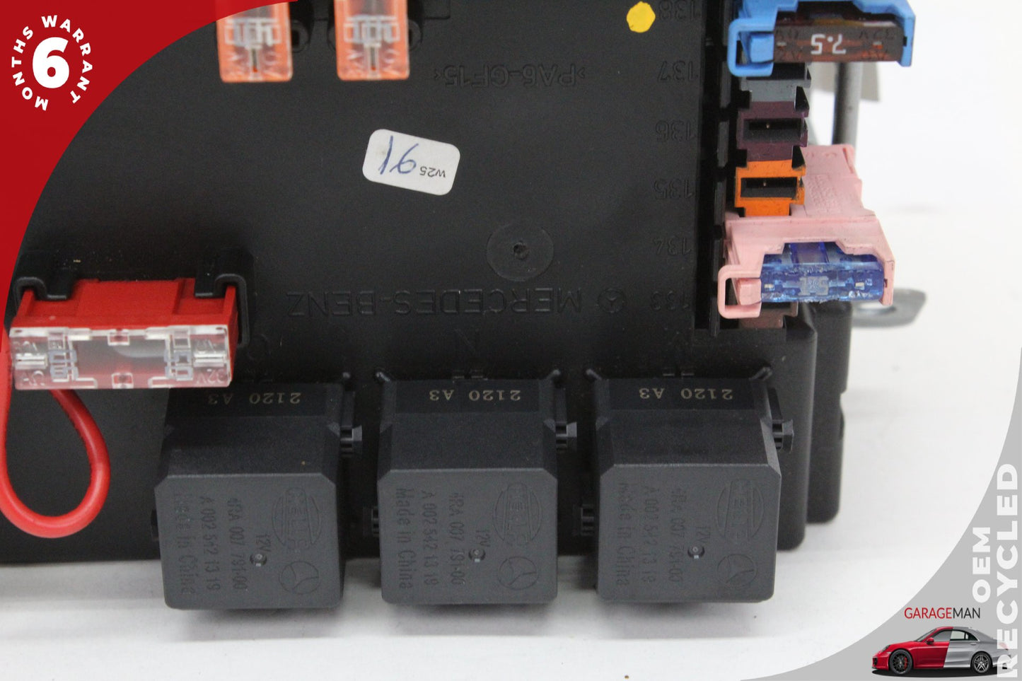 2010-2014 Mercedes W221 S500 CL550 Rear Trunk Fuse Box Relay 2219006902 OEM