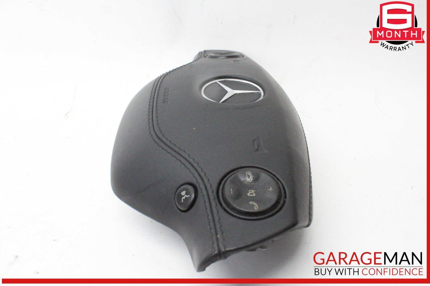 07-10 Mercedes W221 S550 CL550 Steering Wheel Airbag Air Bag Assembly Black OEM