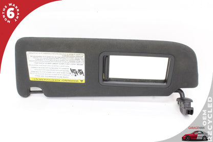 2011-2018 Audi A8 S8 Front Left Side Illuminated Sun Visor Black 4H0857551 OEM