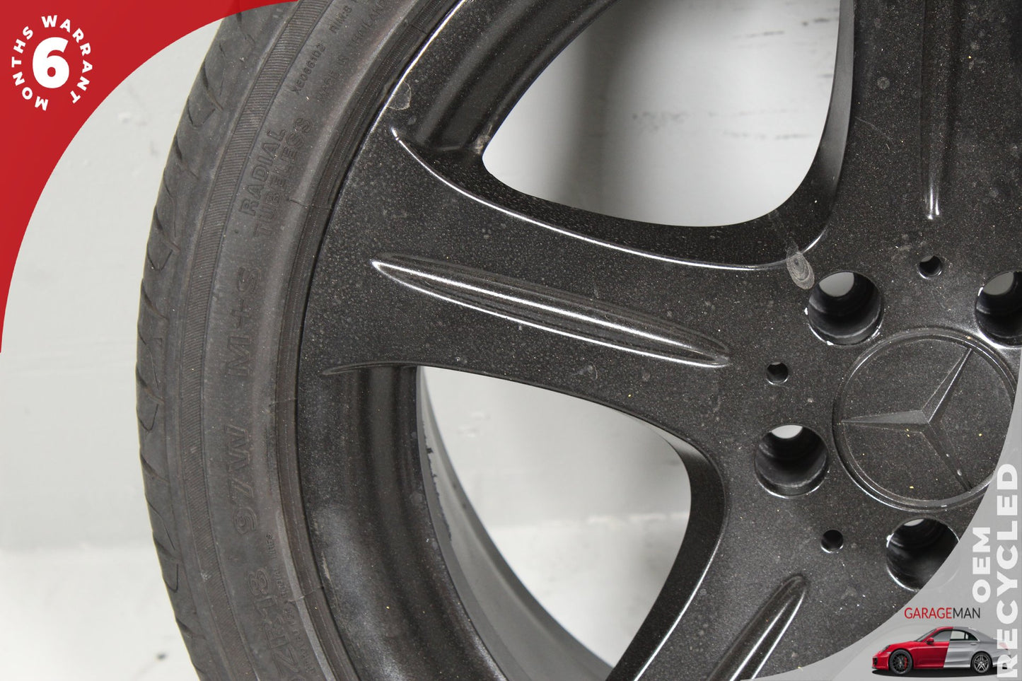 2006-2007 Mercedes W219 CLS500 Front Wheel Rim w/ Tire 8.5JX18H2 ET28 2194010102