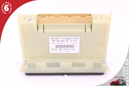 1999-2005 Porsche 911 996 Coupe AC Temperature Climate Control Panel 99665310110