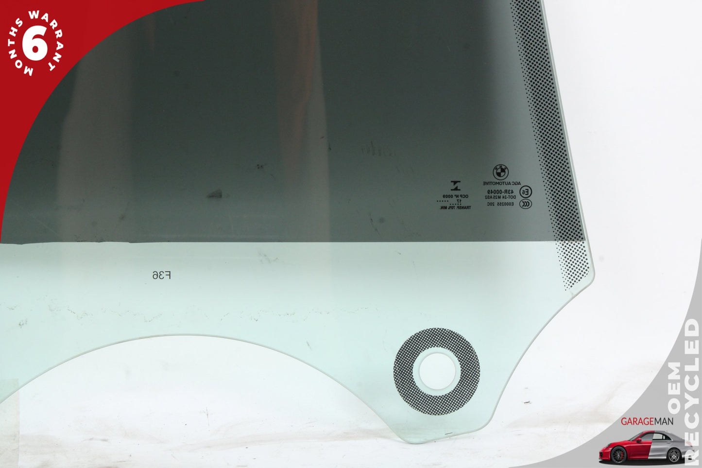 2017-2020 BMW 430i F36 Rear Left Door Window Glass 7309727