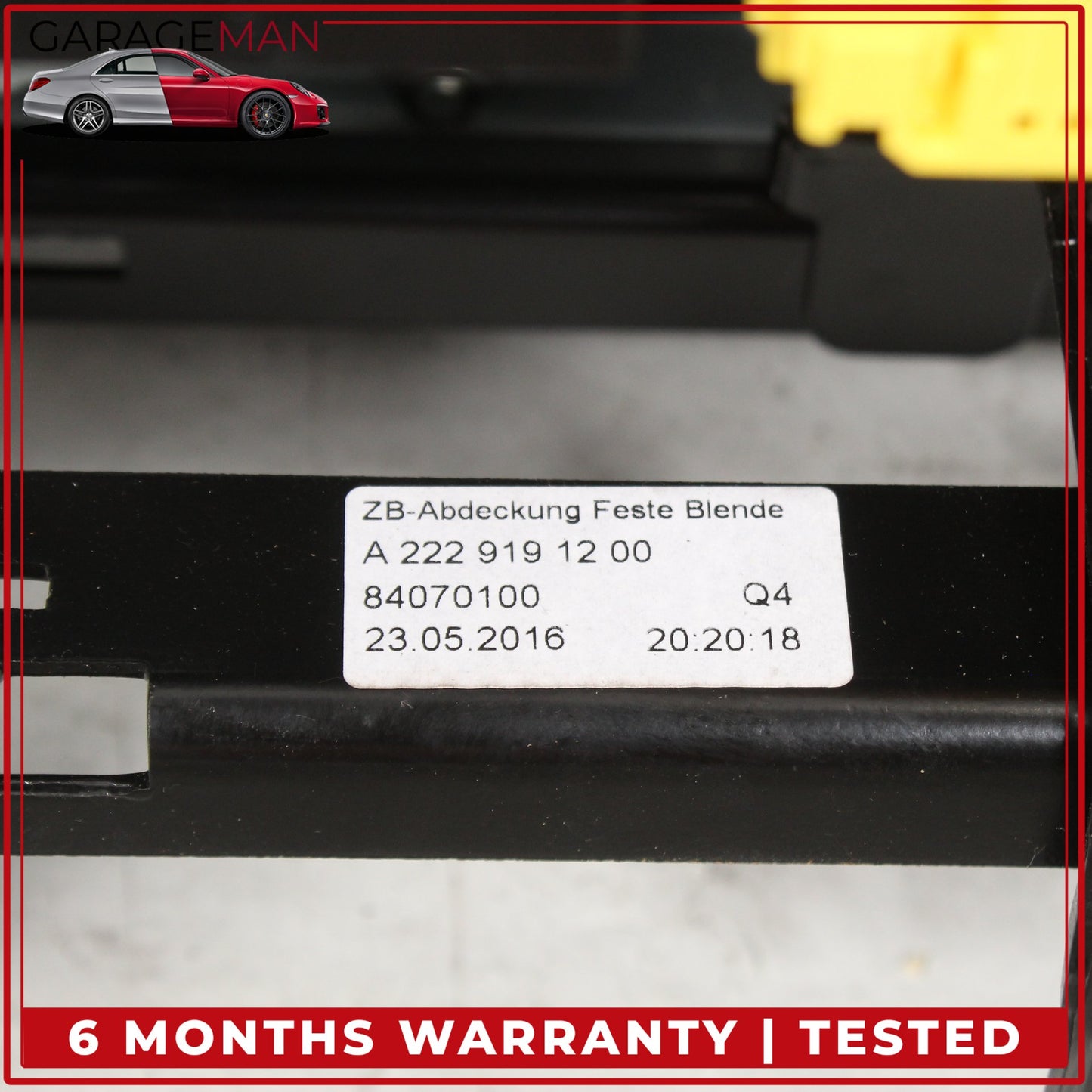 2014-2020 Mercedes W222 S550e Front Left Driver Side Seat Track Rail Frame OEM