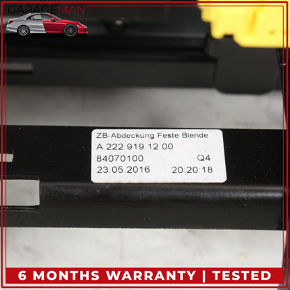 2014-2020 Mercedes W222 S550e Front Left Driver Side Seat Track Rail Frame OEM