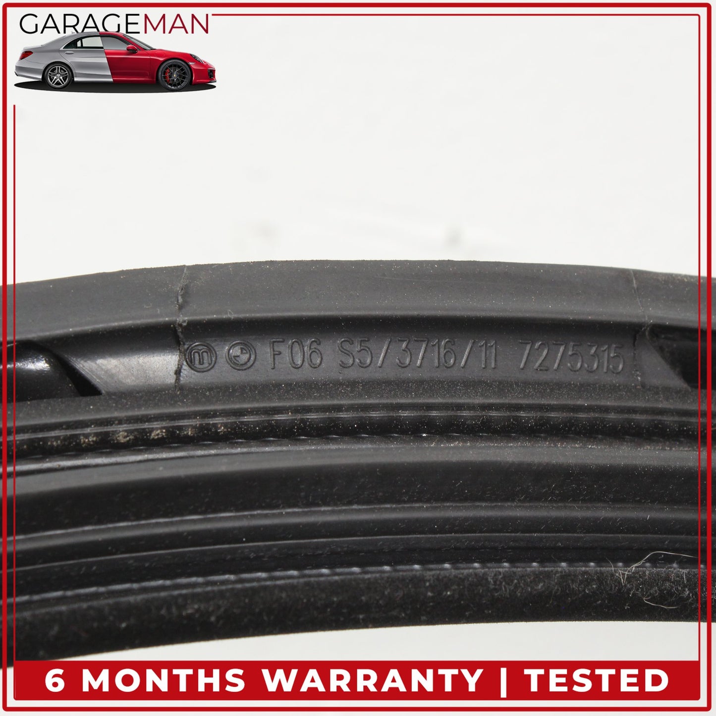 2013-2019 BMW 650i F06 AWD Rear Left Side Door Weatherstrip Seal 7275315 OEM