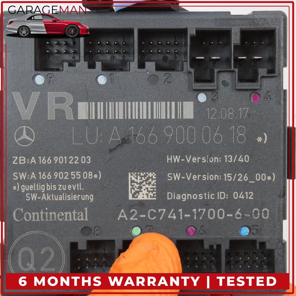 2012-2020 Mercedes X156 GLA250 Front Right Door Control Module 1669000618 OEM