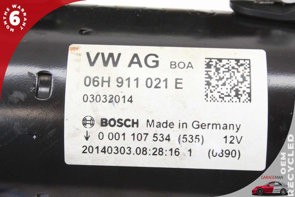 2013-2017 Audi A6 Sedan Starter Motor 06H911021E