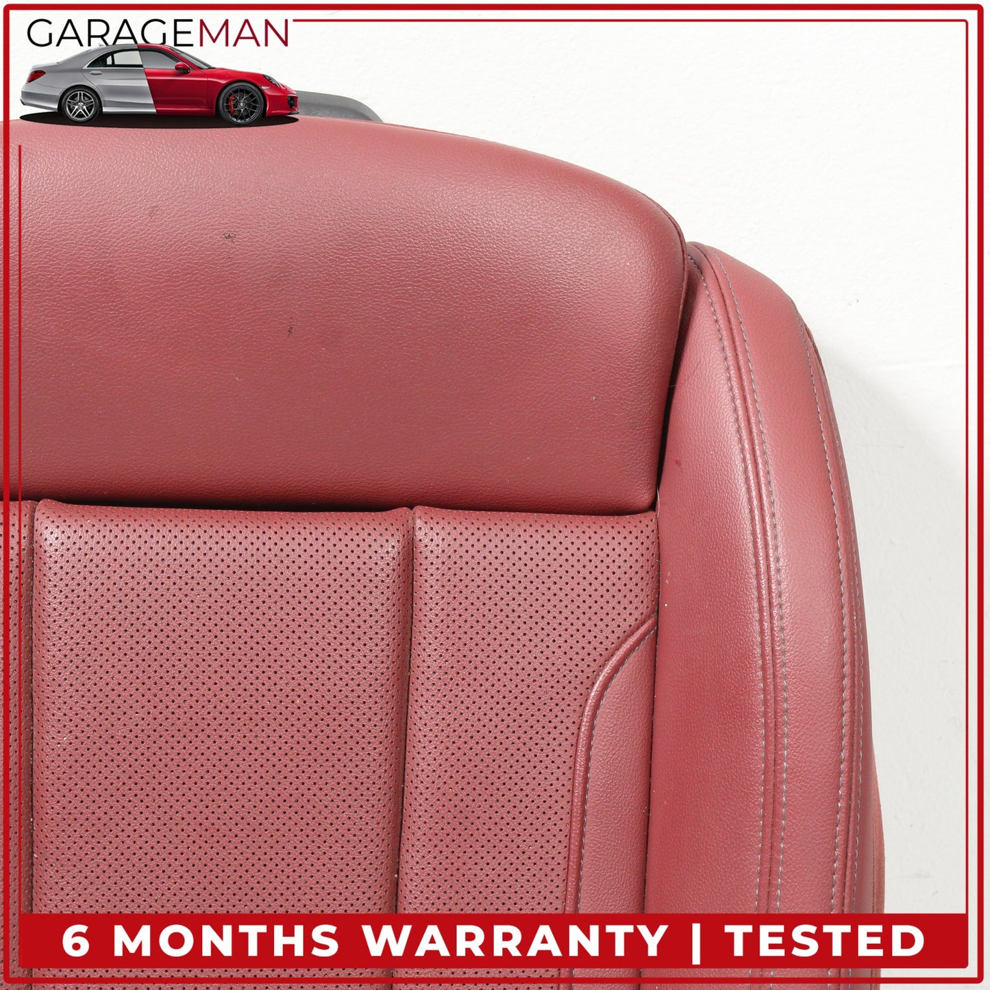 2019-2025 BMW 330i Front Left Driver Side Lower Bottom Seat Cushion Red OEM