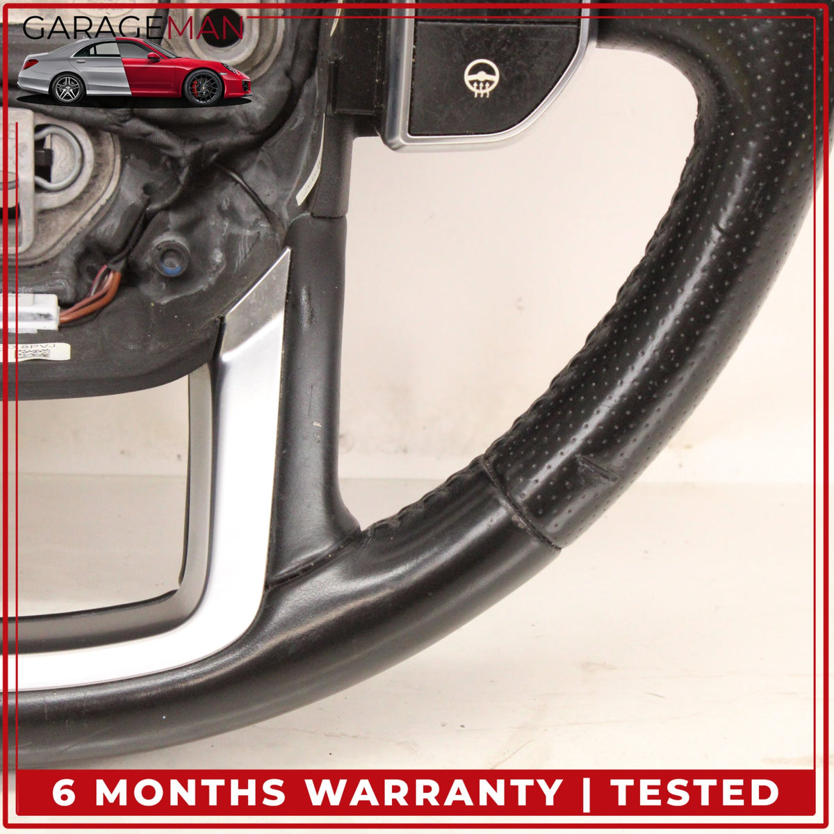 2014-2022 Land Rover Range Rover Sport L494 Steering Wheel Black DPLA3F563CD OEM