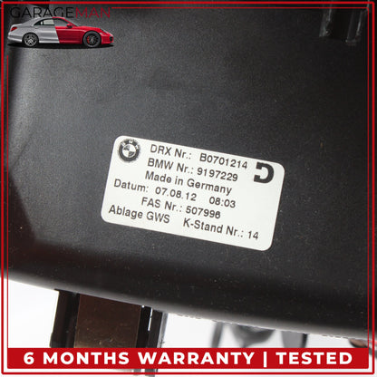 2012-2019 BMW 650i Center Console Trim Cover w/ Ashtray Black Nappa Leather OEM