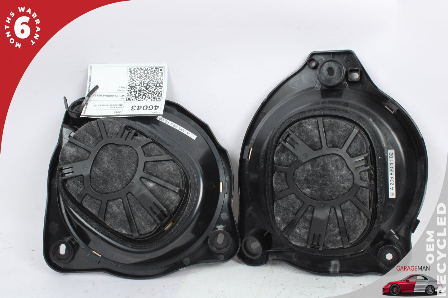17-19 Mercedes-Benz E400 W213 Wagon Front Left and Right Side Door Speaker 2058201202
