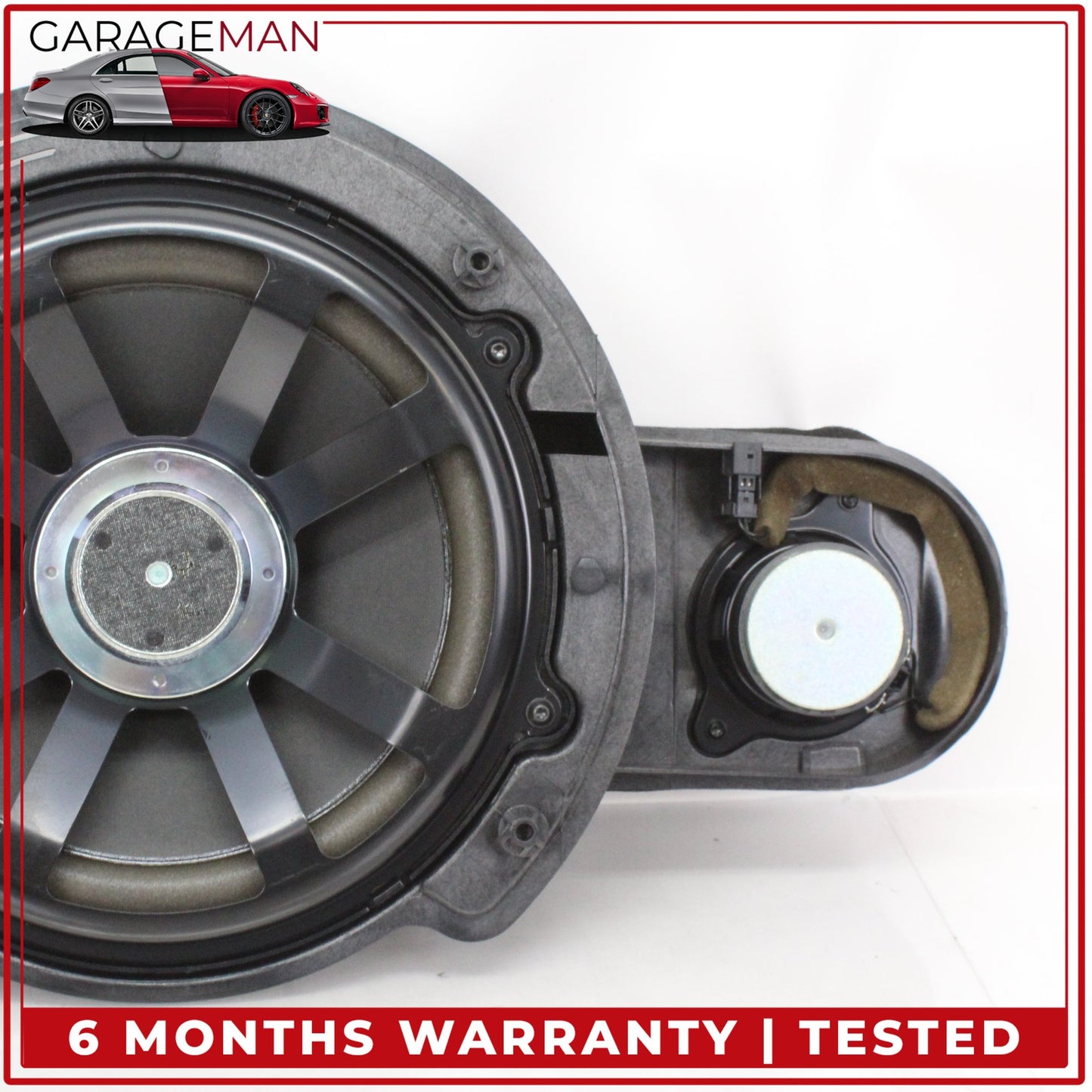2007-2009 Mercedes W211 E350 E550 Harmon Kardon Logic7 Subwoofer Speaker Set OEM
