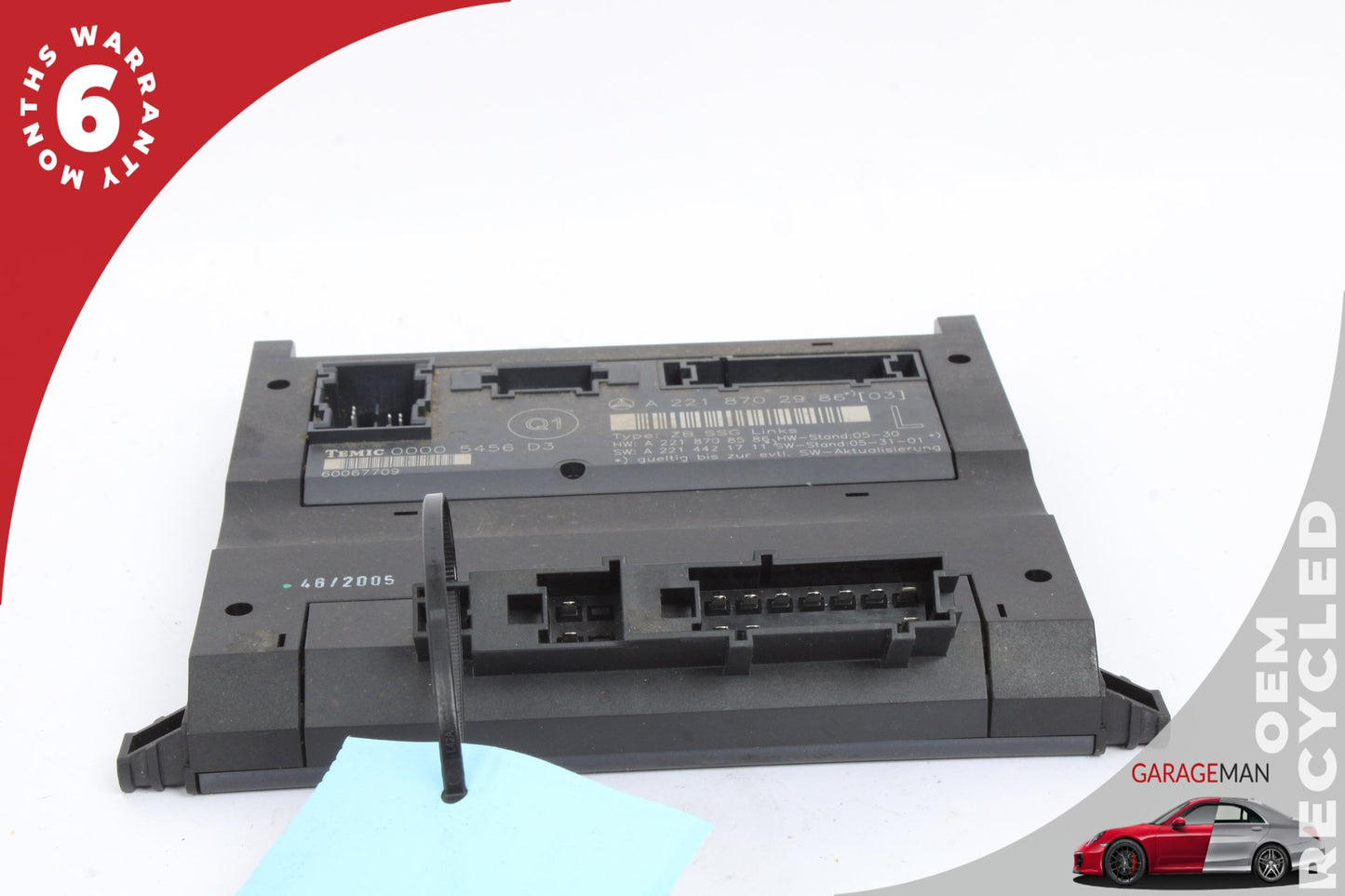 2007-2013 Mercedes W221 S550 Front Left Driver Side Under Seat Control Unit OEM