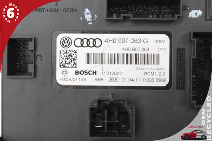 2012-2018 Audi A7 A6 BCM Body Comfort Control Module Unit 4H0907063G OEM