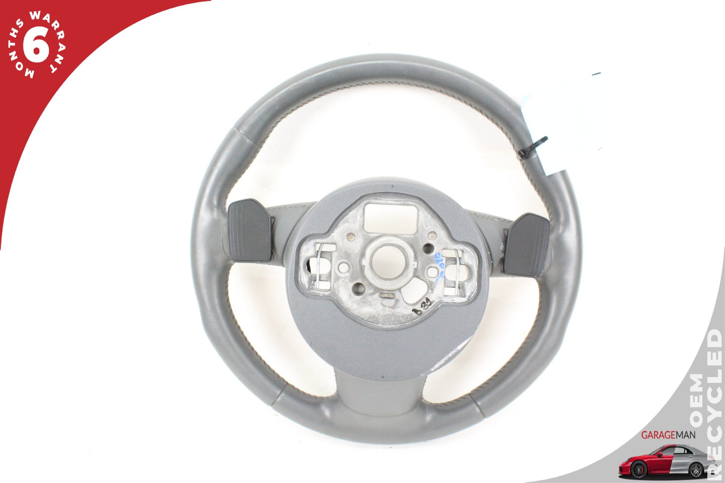 12-18 Audi A6 C7 Sedan Sport Flat Bottom Steering Wheel w/ Paddle Shifters