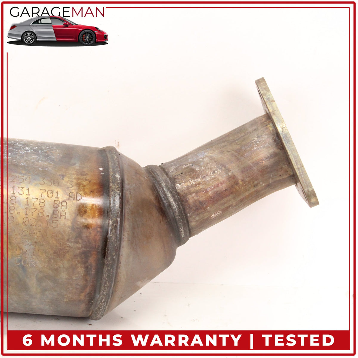 2011-2015 Audi Q7 4L 3.0L Right Side Exhaust Downpipe 7L8254350S OEM