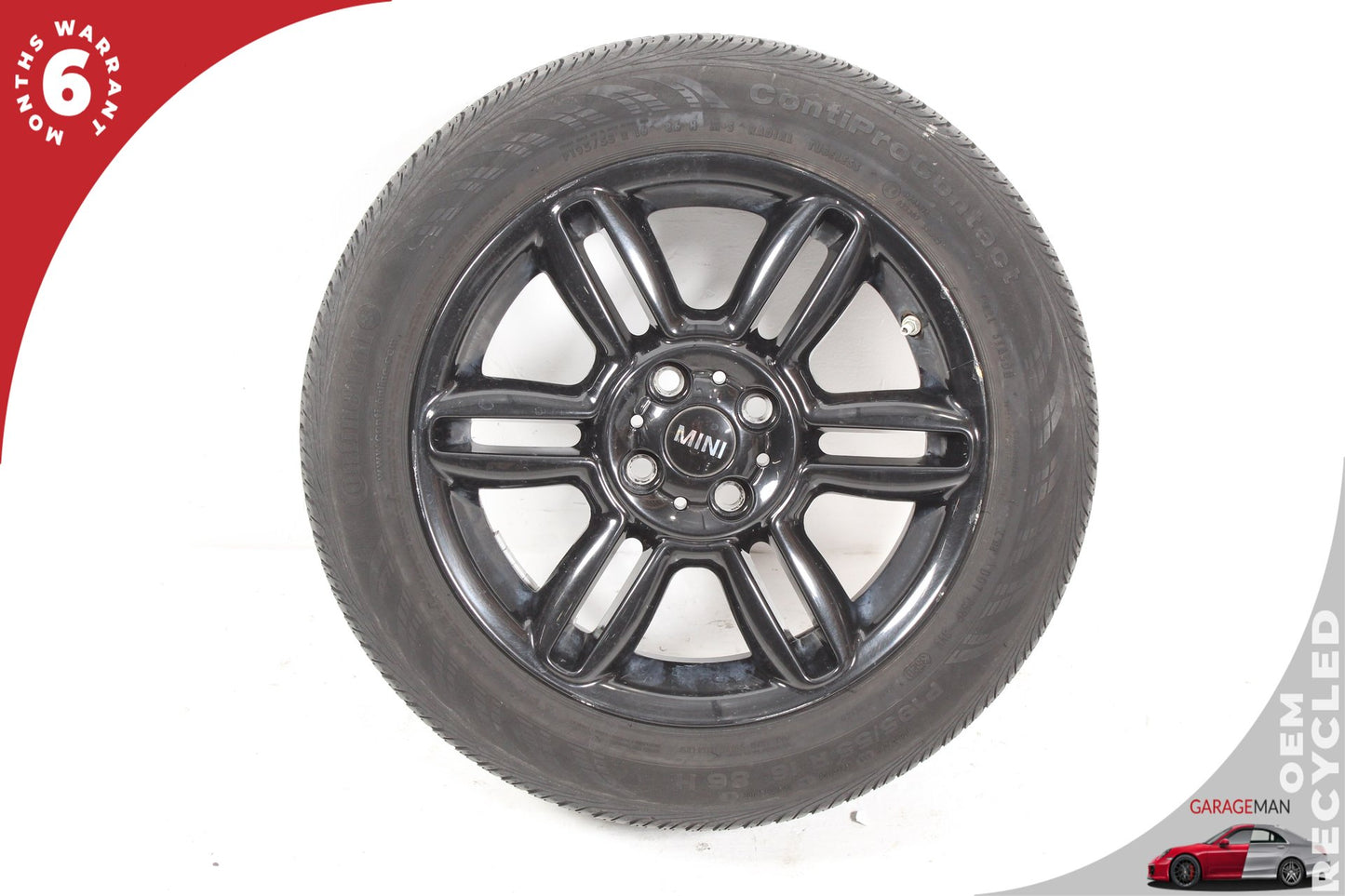 2011-2015 Mini Cooper Front or Rear Wheel Rim w/ Tire 6.5JX16H2 ET48 6791940 OEM