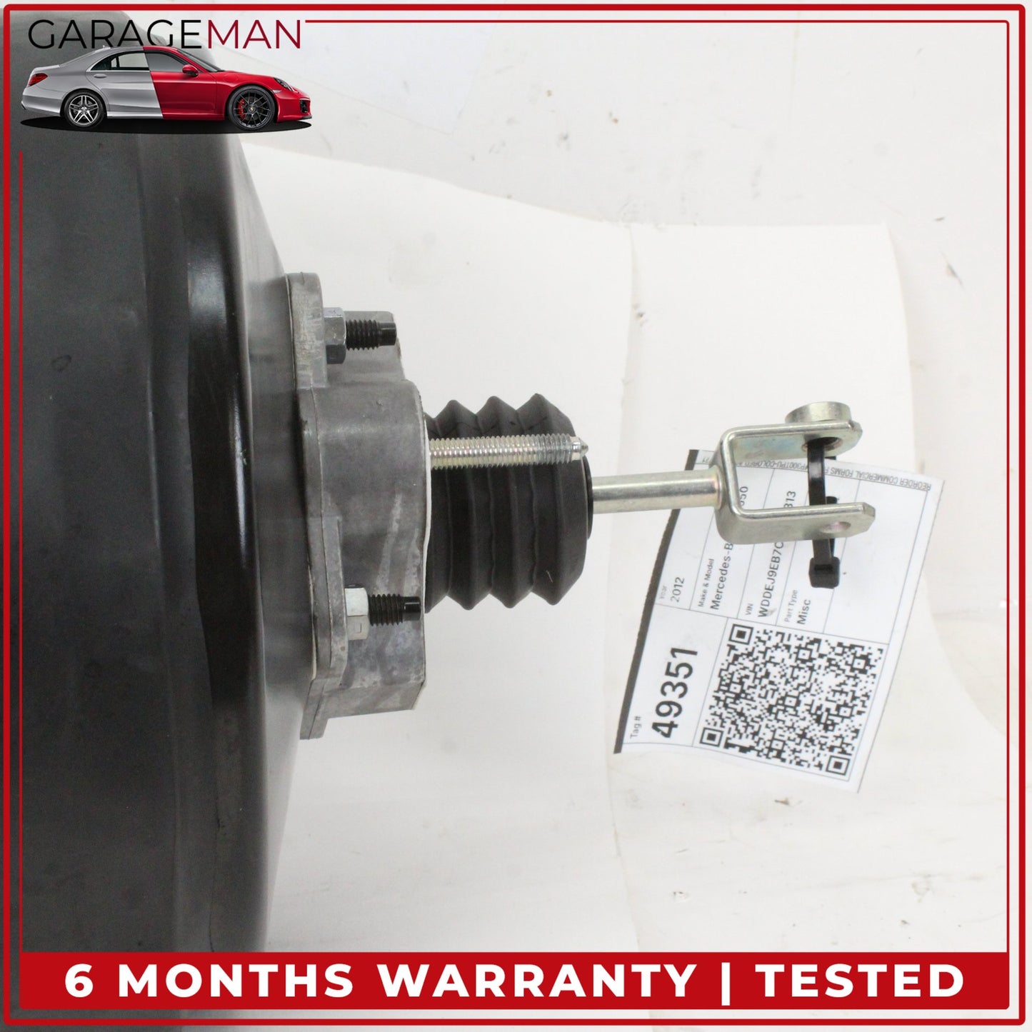 2010-2013 Mercedes W216 CL550 S550 Power Brake Booster Master Cylinder OEM