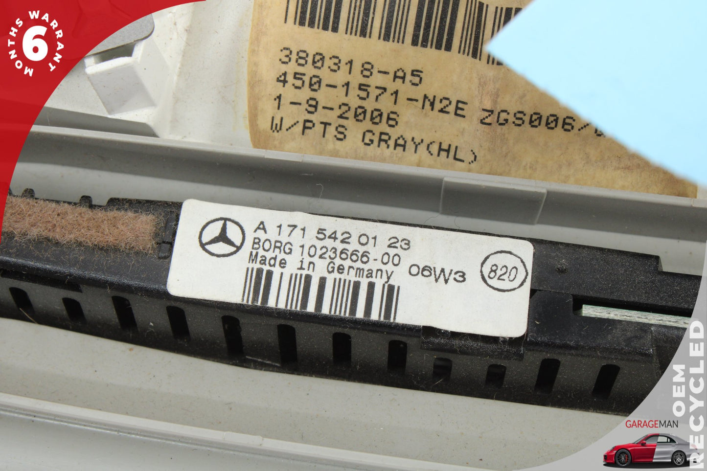 2006-2013 Mercedes X164 GL450 Rear Overhead Dome Light Lamp Parking Sensor OEM