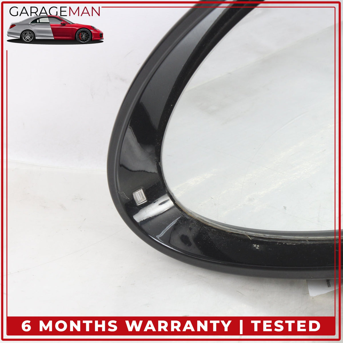 2015-2018 Porsche Cayenne 958 Front Left Door Rear View Mirror w/ Blind Spot OEM