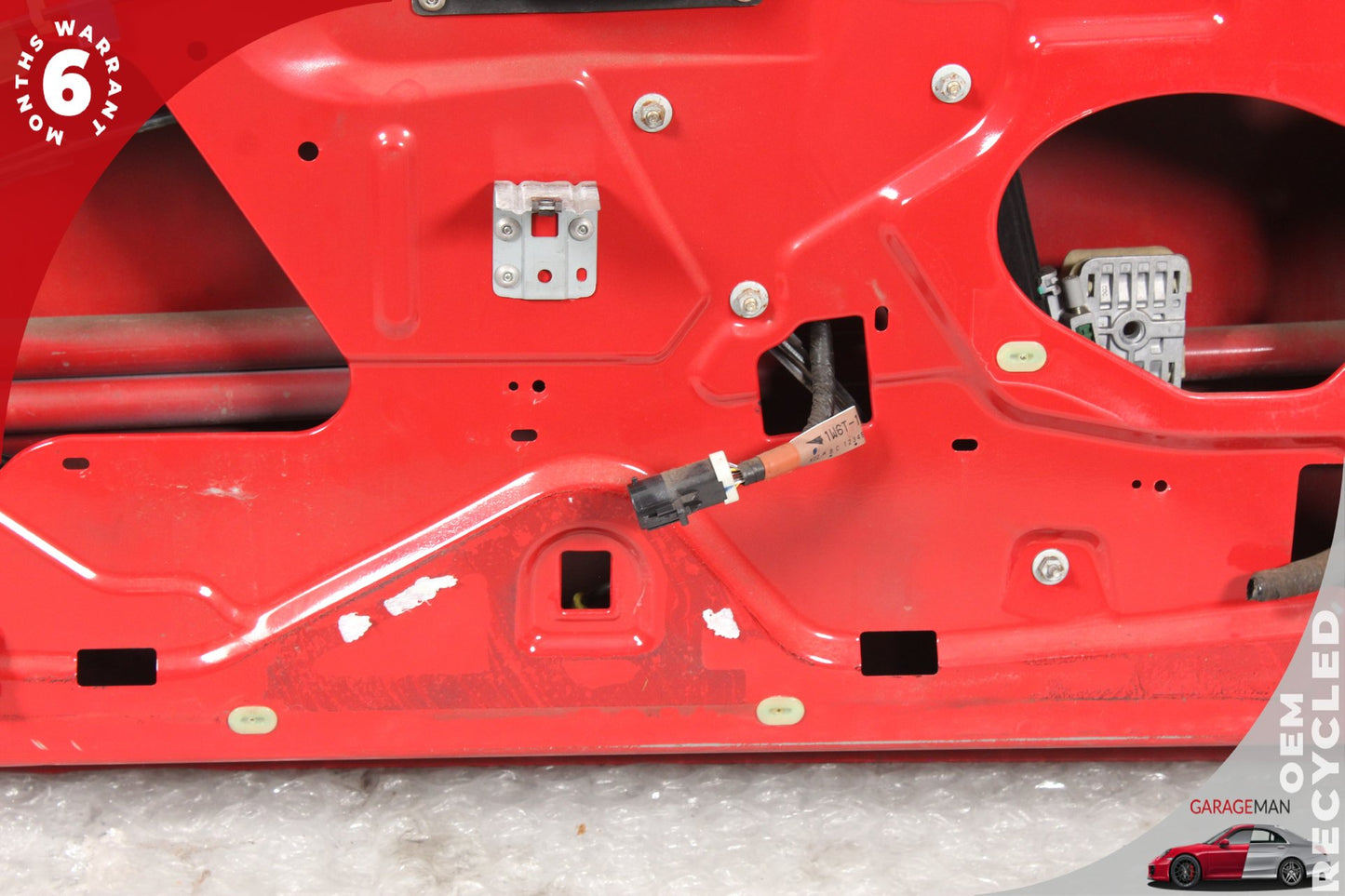 2002-2005 Ford Thunderbird Front Left Side Door Shell Red 1W6Z7620125AA OEM